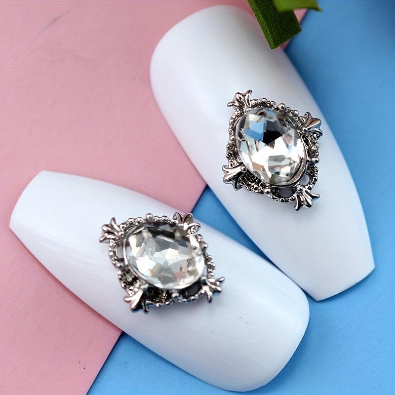 10pcs Alloy Nail Art Charms 3D Nail Gems Rhinestone Accessories