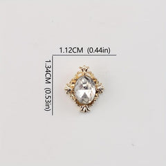 10pcs Alloy Nail Art Charms 3D Nail Gems Rhinestone Accessories