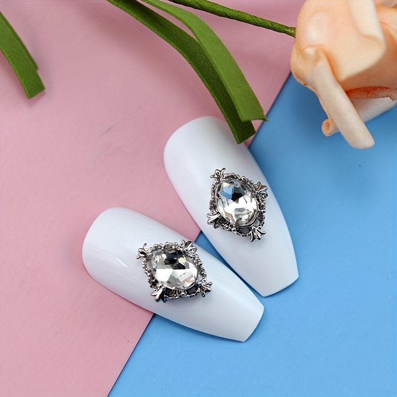 10pcs Alloy Nail Art Charms 3D Nail Gems Rhinestone Accessories