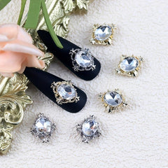 10pcs Alloy Nail Art Charms 3D Nail Gems Rhinestone Accessories