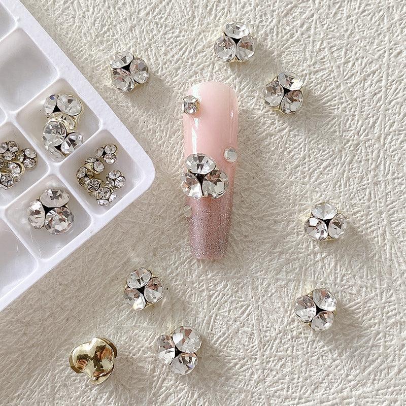 Crystal Nail Art Rhinestones Transparent Gemstones for DIY or Salons