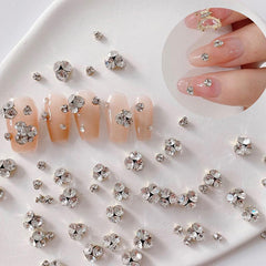 Crystal Nail Art Rhinestones Transparent Gemstones for DIY or Salons