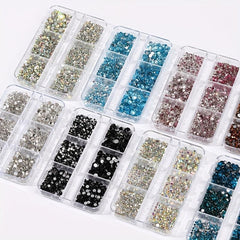 AB Crystal Flat Back Nail Rhinestone Dazzling Diamonds