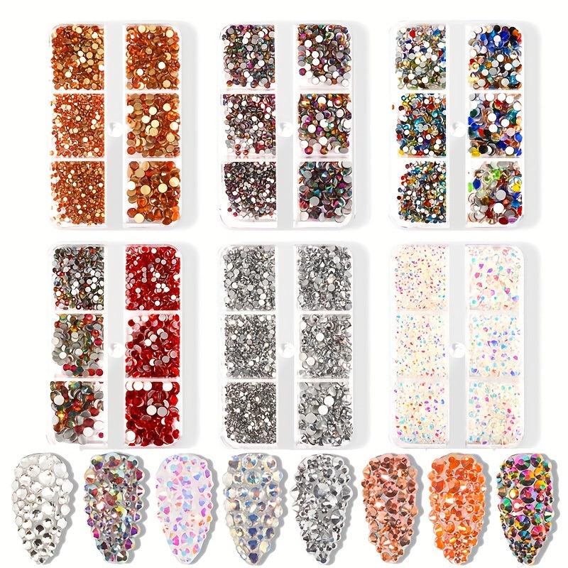 AB Crystal Flat Back Nail Rhinestone Dazzling Diamonds