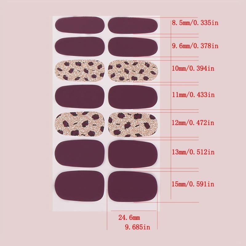 Self Adhesive Nail Art Stickers DIY Manicure Accessories for Women