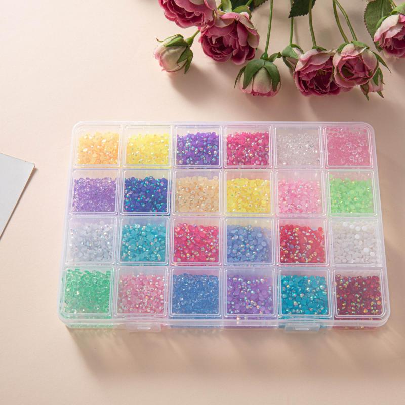 Mixed Sizes Rhinestones for Crafts and Nails Glass Crystals