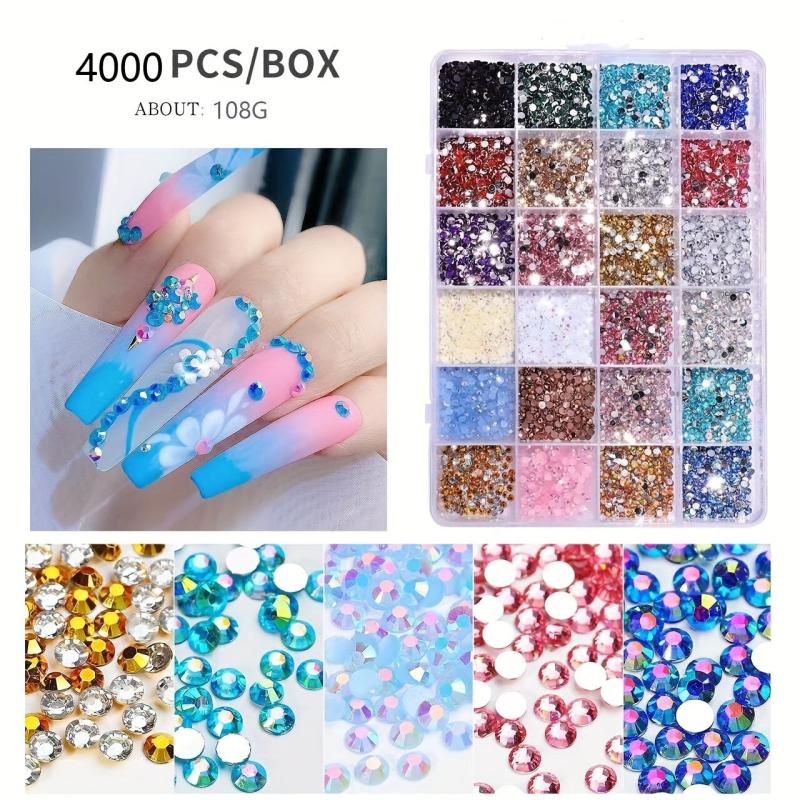 Mixed Sizes Rhinestones for Crafts and Nails Glass Crystals