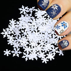 Snowflakes Nail Glitter Sequins Metal Flakes Laser Spangles