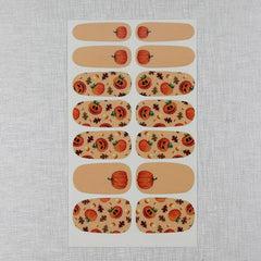 Halloween Nail Polish Stickers Pumpkin Bat Spider Ghost Nail Decals