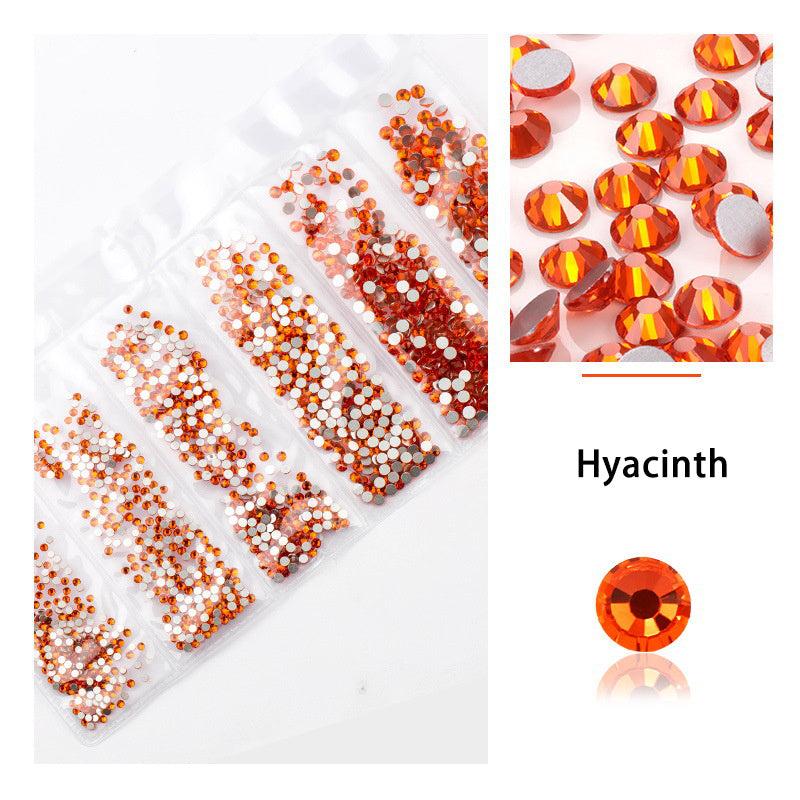 AB Crystal Flat Back Nail Rhinestone 3D Mixed Sizes Diamonds Nail Art