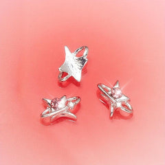 3D Star Shape Nail Art Rhinestones 5 Pcs