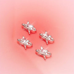 3D Star Shape Nail Art Rhinestones 5 Pcs