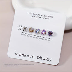 10pcs High End Rhinestones Crystal Glass Nail Art Gemstones