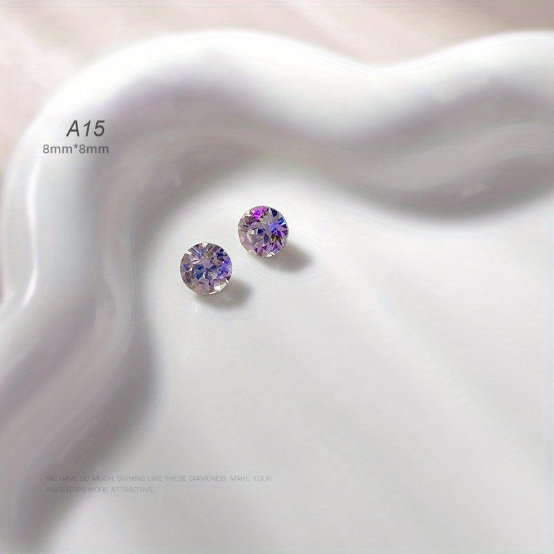 10pcs High End Rhinestones Crystal Glass Nail Art Gemstones