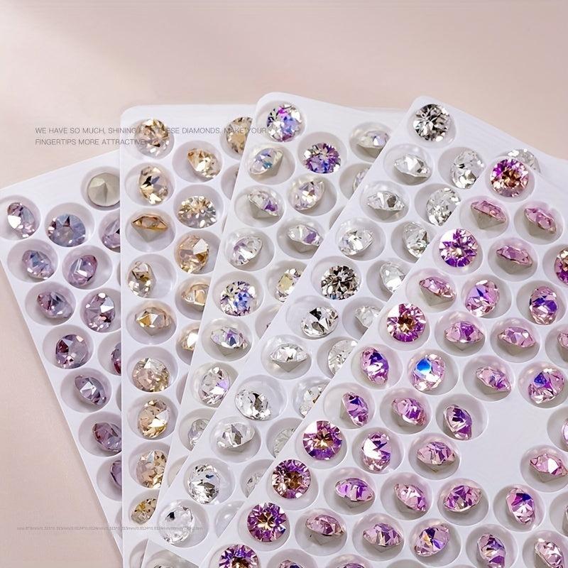 10pcs High End Rhinestones Crystal Glass Nail Art Gemstones