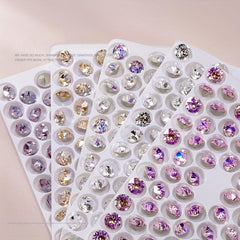 10pcs High End Rhinestones Crystal Glass Nail Art Gemstones