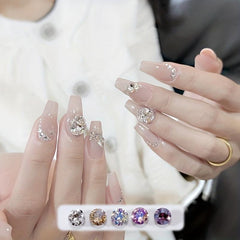 10pcs High End Rhinestones Crystal Glass Nail Art Gemstones