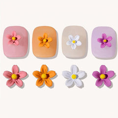 5 Pcs Flower Nail Jewelry Candy Flower Nail Art Drill 3D Nail Accessories