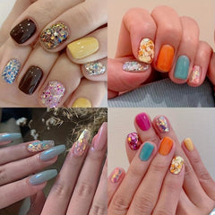 Glitter Sequins Holographic Mermaid Flakes DIY Nail Art