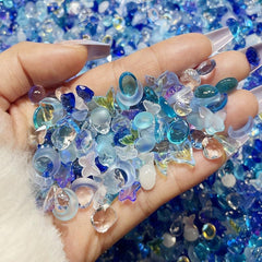 Assorted Rhinestone Nail Art Charm Set for DIY Nail Decoration