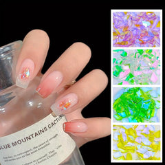 50pcs Rhinestone Crystal AB Charm Nail Art Flatback Gems for 3D Decorations DIY