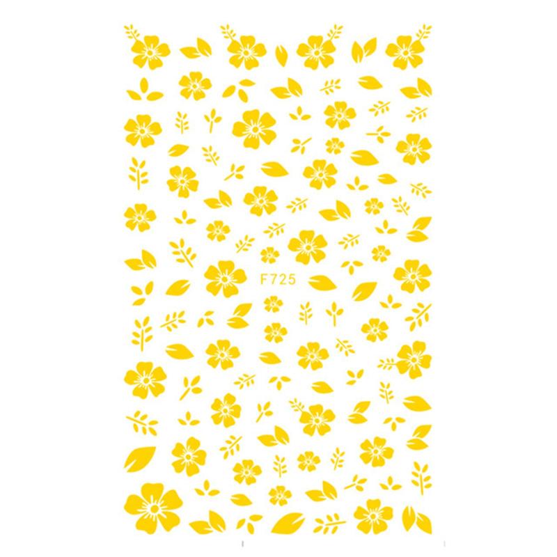 Cherry Blossoms 3D Nail Stickers - 4 Sheets