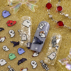Halloween 5D Embossed Ghost Nail Stickers
