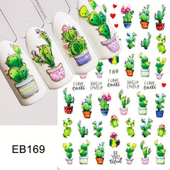 Cartoon Nail Stickers Ant Bee Eye Designs Manicure Decals