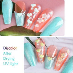 100pcs 3D Heart Nail Charms Rhinestone Decals for Nail Art & Resin Jewelry