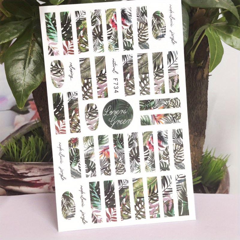 Summer Nail Art Sticker Beach Nail Stickers Nail Decals