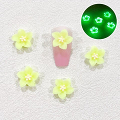 10 Pcs 3D Flower Nail Charms for Women's Nail Art