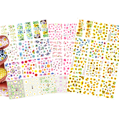 6pcs Sunflower Nail Water Transfer Stickers & Tools Set