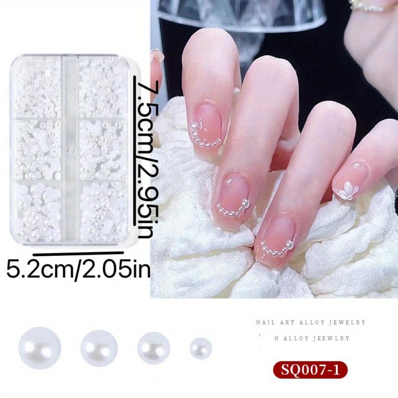 3D Nail Art Kit Gem Decoration Accessories Pearl Flower Butterfly Caviar Crystal