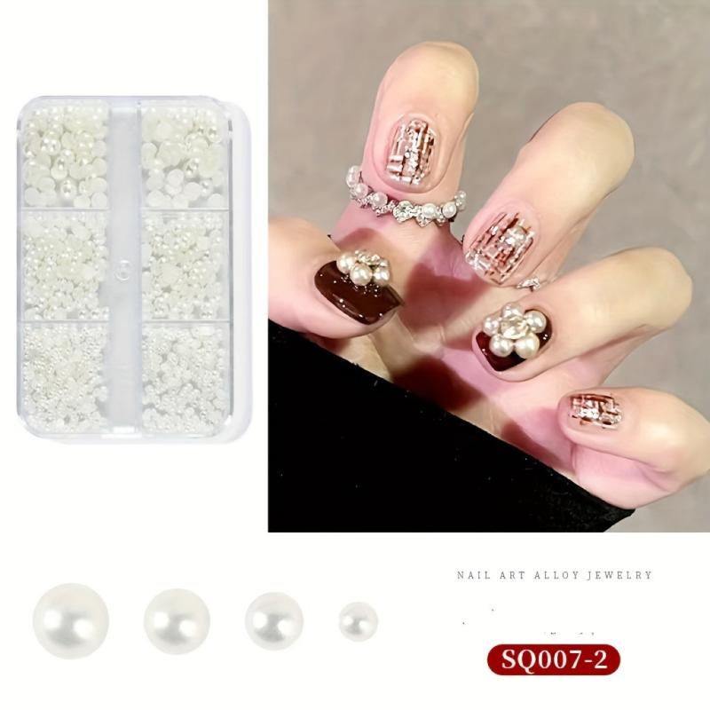 3D Nail Art Kit Gem Decoration Accessories Pearl Flower Butterfly Caviar Crystal
