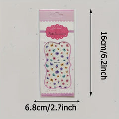 Water Transfer Sticker Thin DIY Nail Art Flower Feather Nail Decal