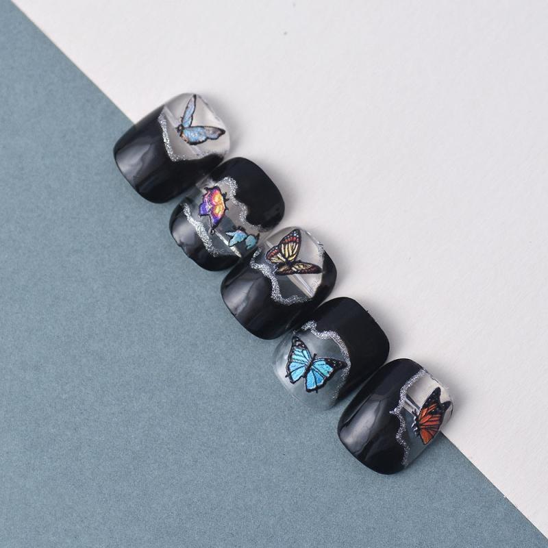 5D Butterfly Manicure Stickers Nail Art Kit