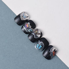5D Butterfly Manicure Stickers Nail Art Kit
