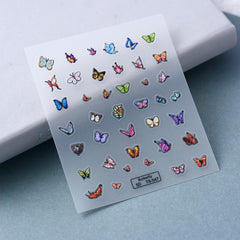 5D Butterfly Manicure Stickers Nail Art Kit