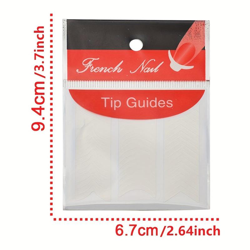 51 Smudge Manicure Stickers for French Smile Line Daily Care Men and Women