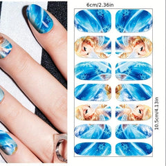 Nail Foil Transfer Stickers Holographic Decals