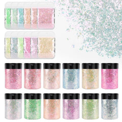 Chunky Sequin Glitter Resin Nail Painting Arts DIY