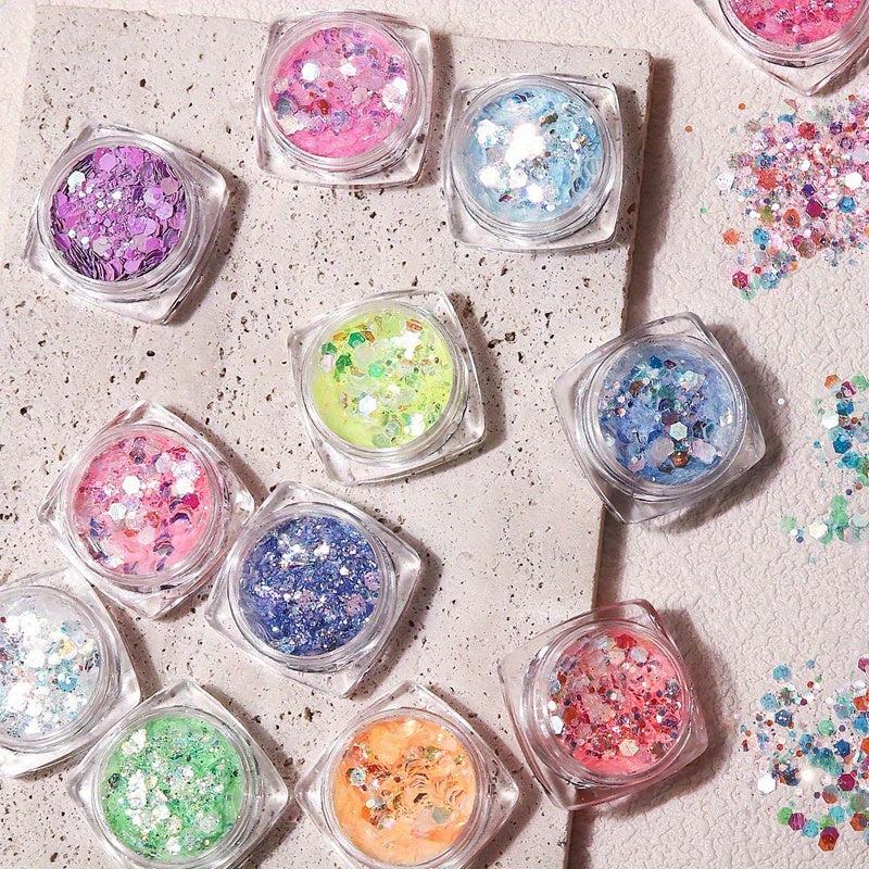 Holographic Chunky Glitter Sequins for Nails and Makeup