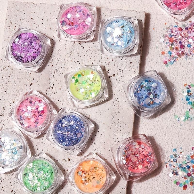 Holographic Chunky Glitter Sequins for Nails and Makeup