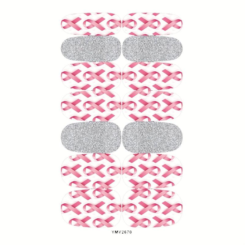 Nail Polish Stickers Self Adhesive Nail Art Decal Strips Manicure Kit