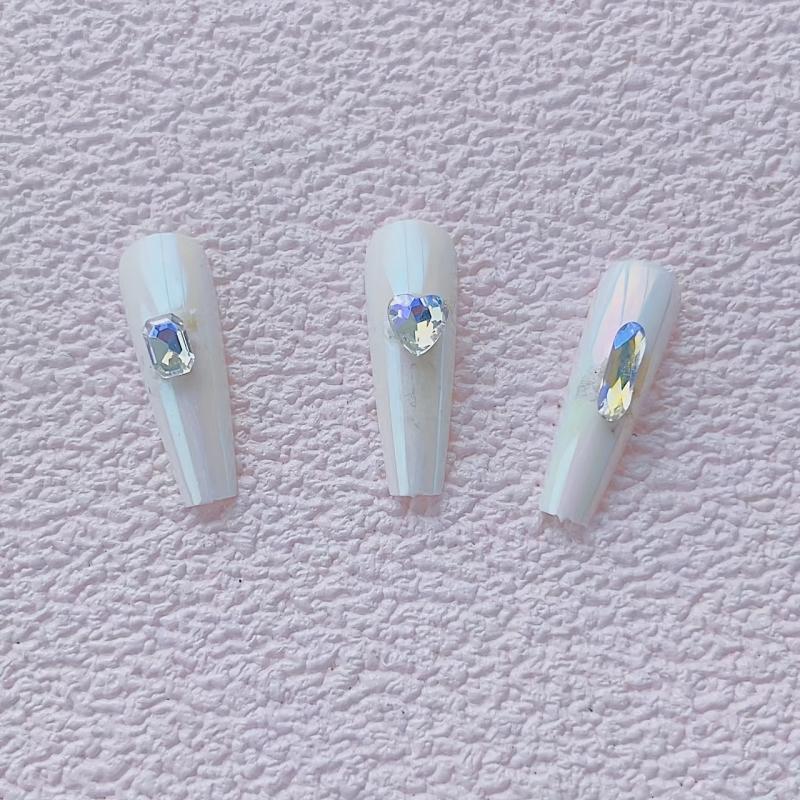 20pcs 3D Aurora Crystal Nail Art Charms for Nail Decoration