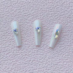 20pcs 3D Aurora Crystal Nail Art Charms for Nail Decoration