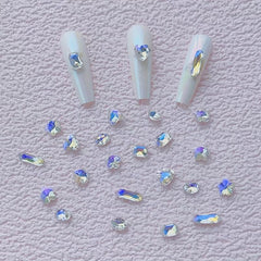 20pcs 3D Aurora Crystal Nail Art Charms for Nail Decoration