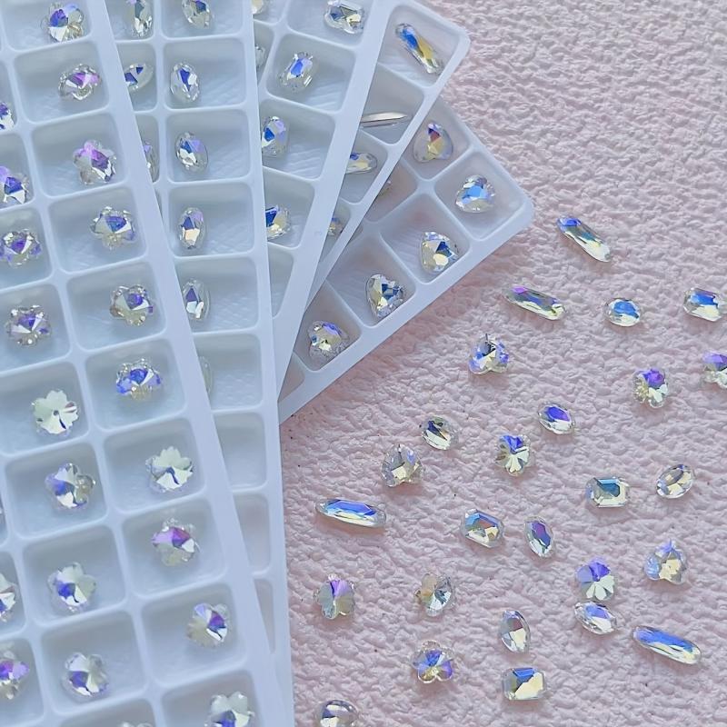 20pcs 3D Aurora Crystal Nail Art Charms for Nail Decoration