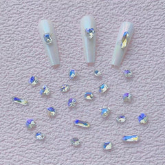 20pcs 3D Aurora Crystal Nail Art Charms for Nail Decoration