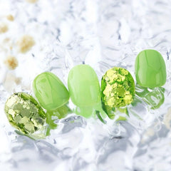 6pcs Green Hexagon Nail Glitter Sequins Chunky Flakes